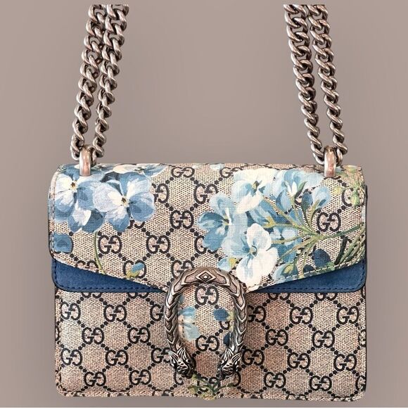 Gucci GG Supreme Monogram Blooms Mini Dionysus - Picture 2 of 15